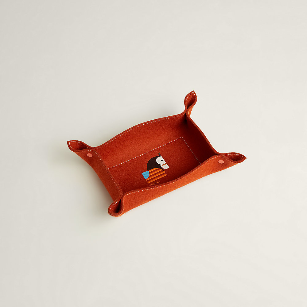 Animaux Blocks change tray - Blue | Hermès USA